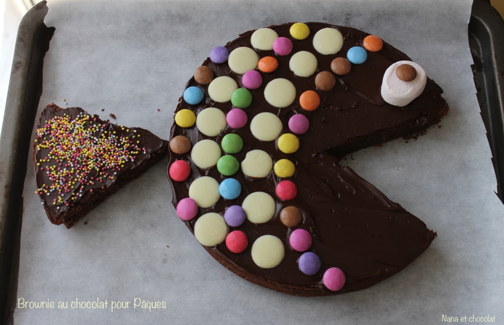Brownie au chocolat pour Pâques ( avec ou sans thermomix)