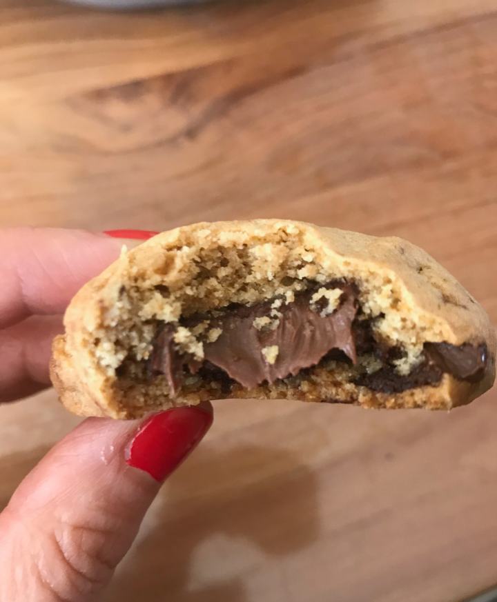 Cookies coeur fondant chocolat noisette